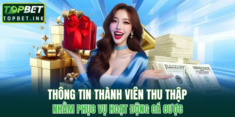 Thông tin thành viên thu thập nhằm phục vụ hoạt động cá cược